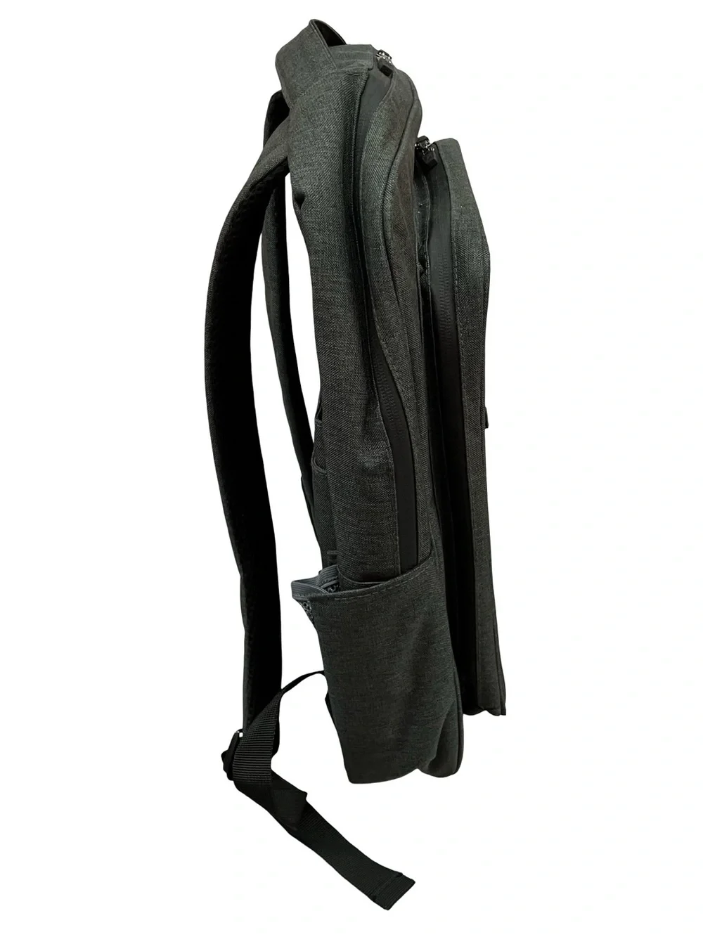 Zusa Backpack Heather Gray Laptop Messenger Branded New Embroidered Logo Phiar